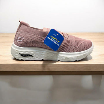 ULTRA GO MAX CASHION LACES SKECHERS FOR LADIES (PINK)