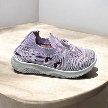 BABY LIGHTING SKECHER BLACK AND PURPLE