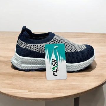 BABY SKECHERS GREY BLUE