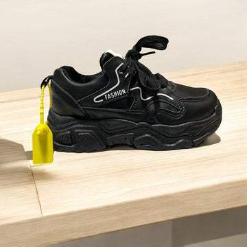 BABY LACES JOGGERS BLACK