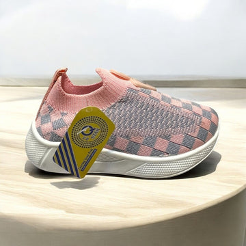 BABY SKECHER PINK AND GREY
