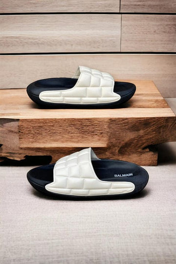 New Balmain slipper white ( A - 0047 )