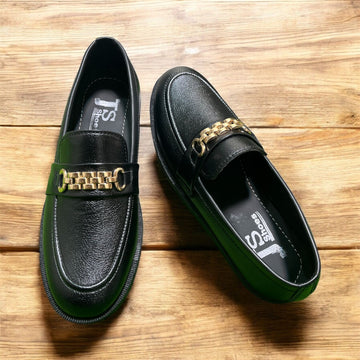 LATEST SHINNY LOAFFERS (BLACK)
