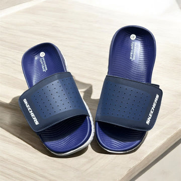 IMPORTED SKETCHER GO WALK SLIDES (USA1 NAVY)