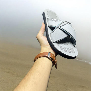 EASY WALK FLIP FLOP SUMMER SLIPPER GREY