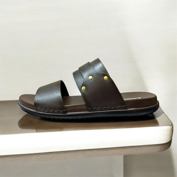 BROWN LEATHER CHAWLA