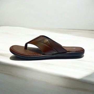 B COMFORT FLIP FLOP (BADGE) brown