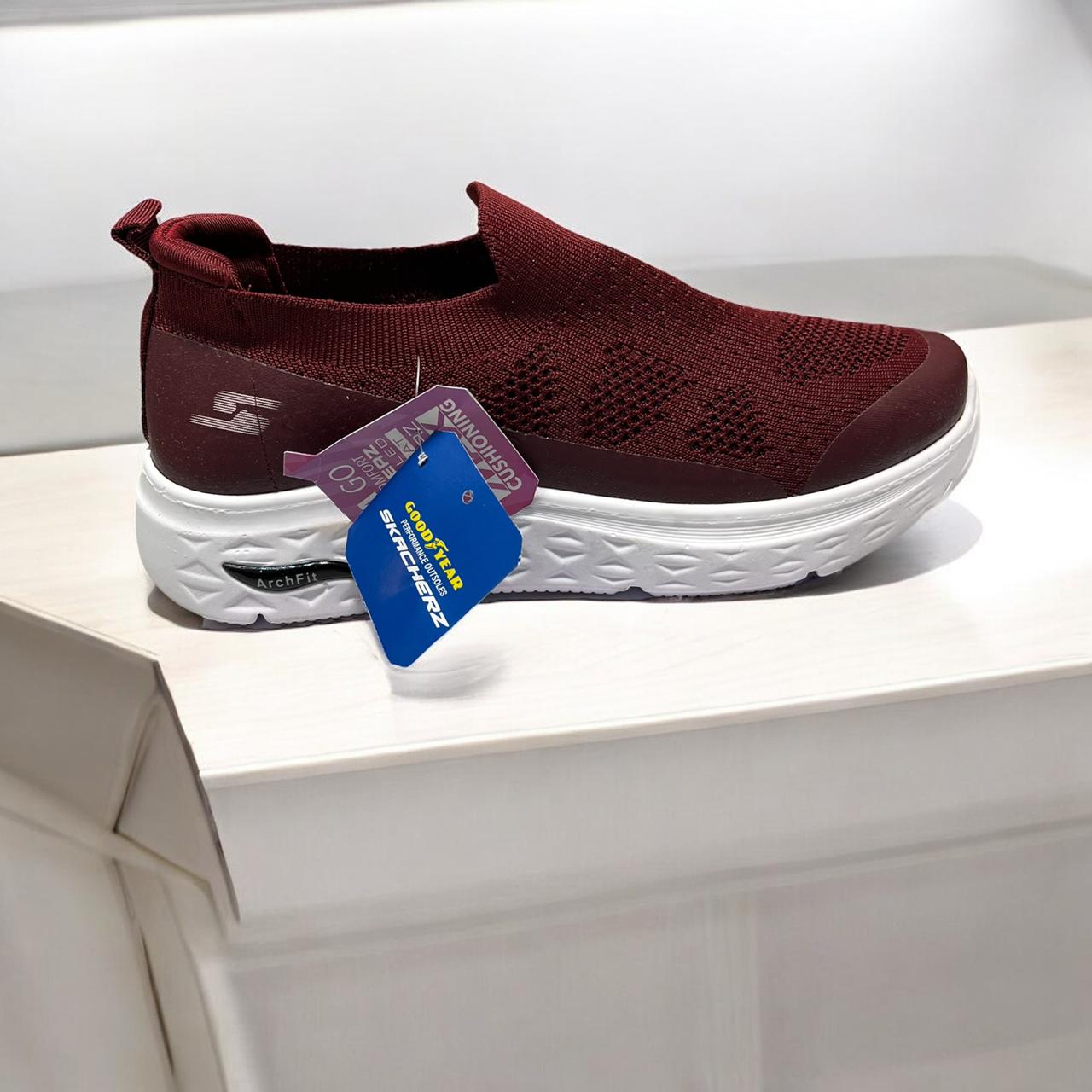 ULTRA GO MAX CASHION SKECHERS FOR LADIES LSM004 (MEHROON)