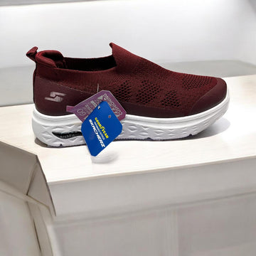 ULTRA GO MAX CASHION SKECHERS FOR LADIES LSM004 (MEHROON)