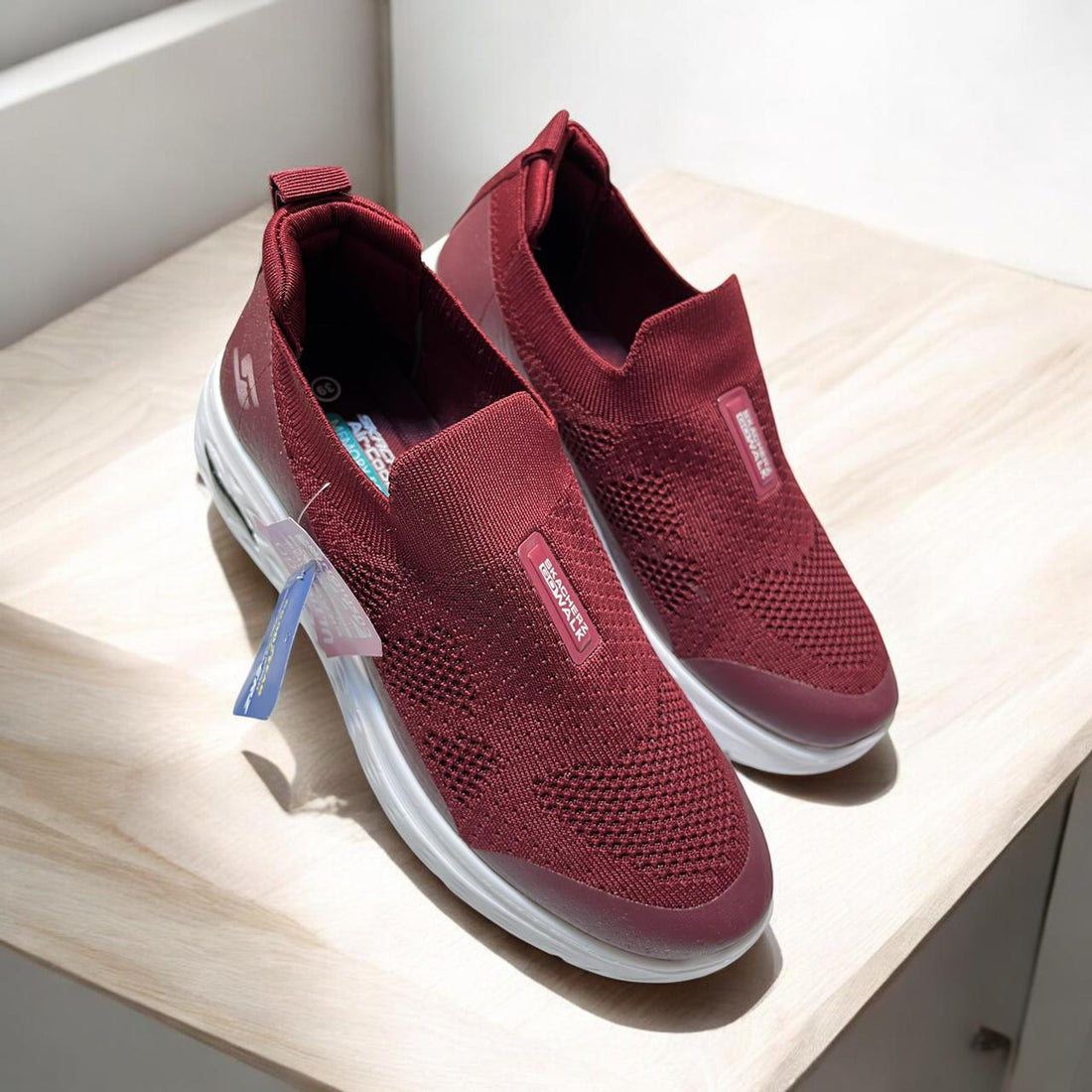 ULTRA GO MAX CASHION SKECHERS FOR LADIES LSM004 (MEHROON)