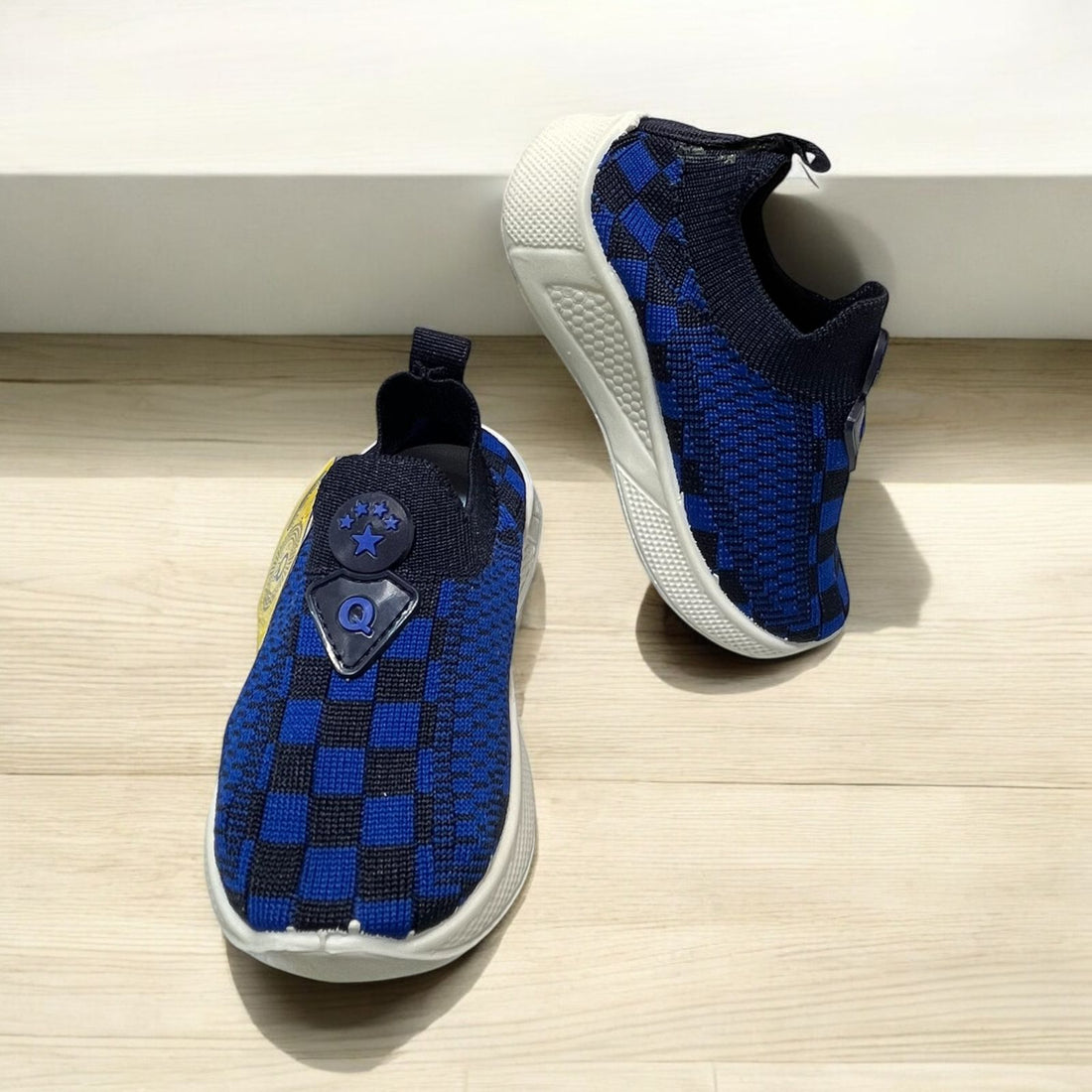 BABY SKECHER BLUE AND BLACK