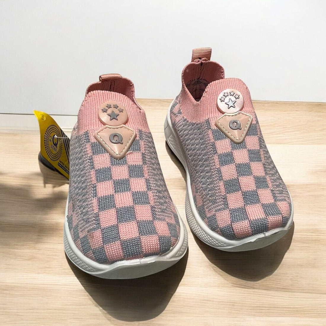 BABY SKECHER PINK AND GREY