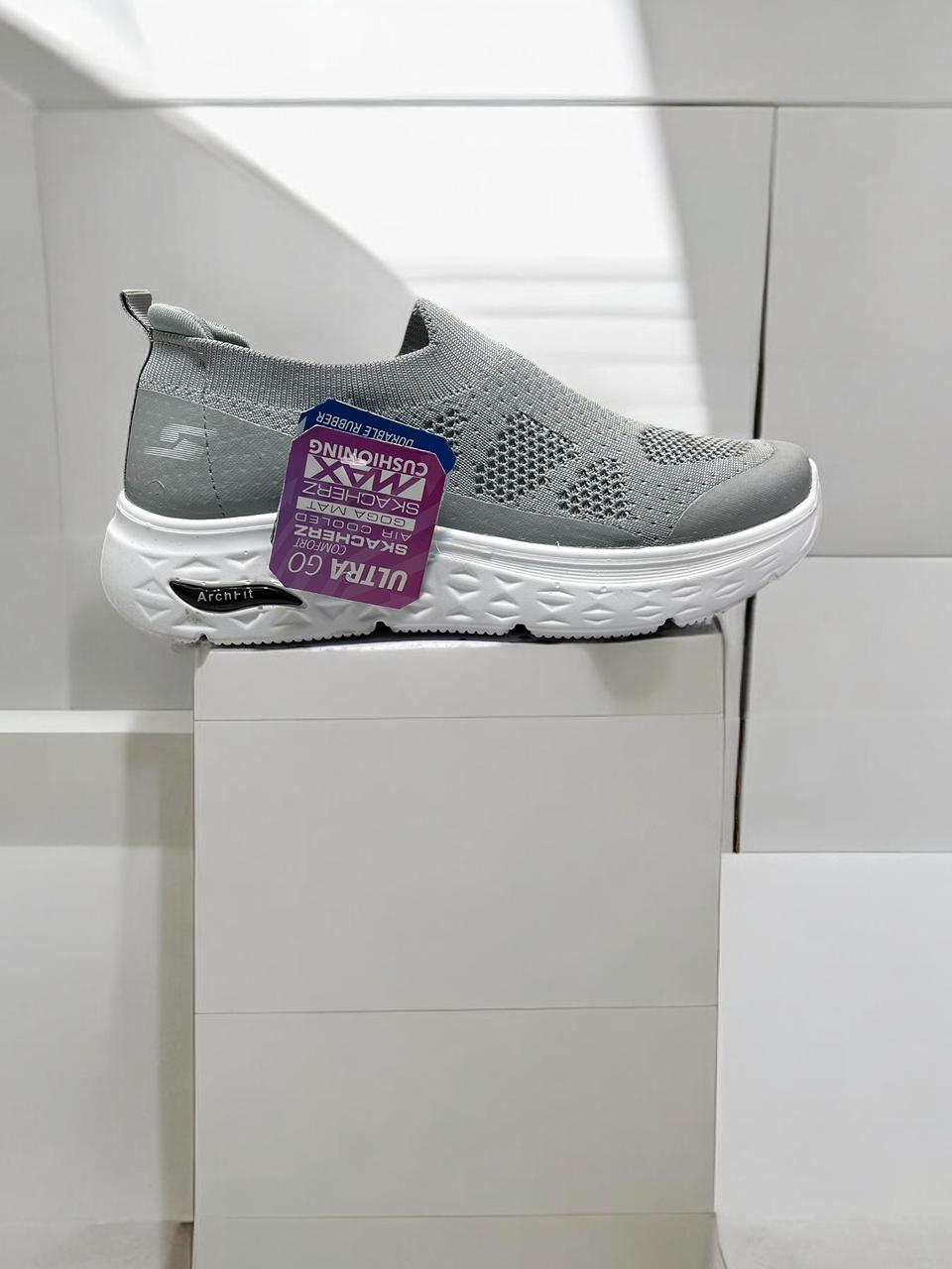 ULTRA GO MAX CASHION SKECHERS FOR LADIES LSB002 (GREY)