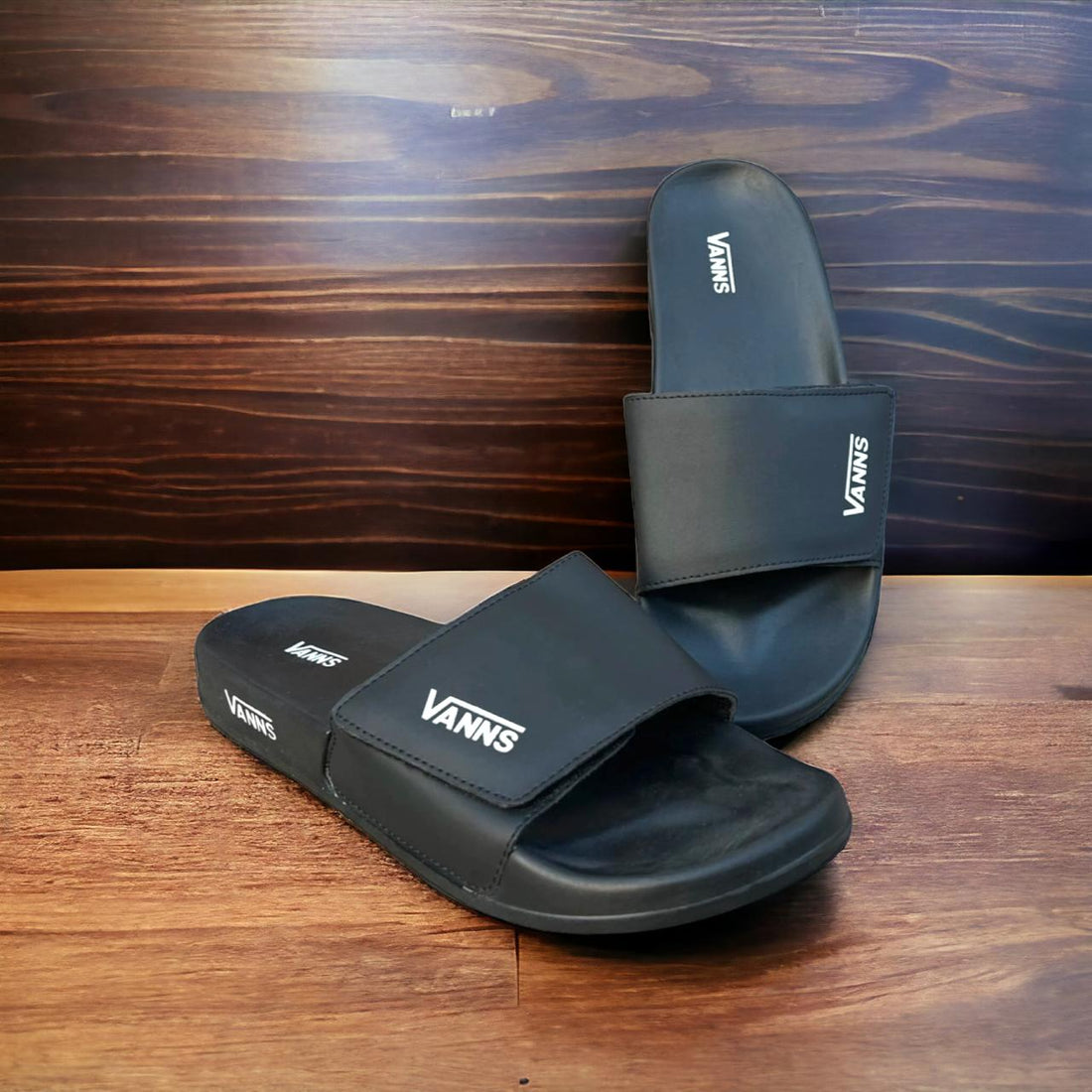 VANS SLIPPER BLACK ( VS - 001 )