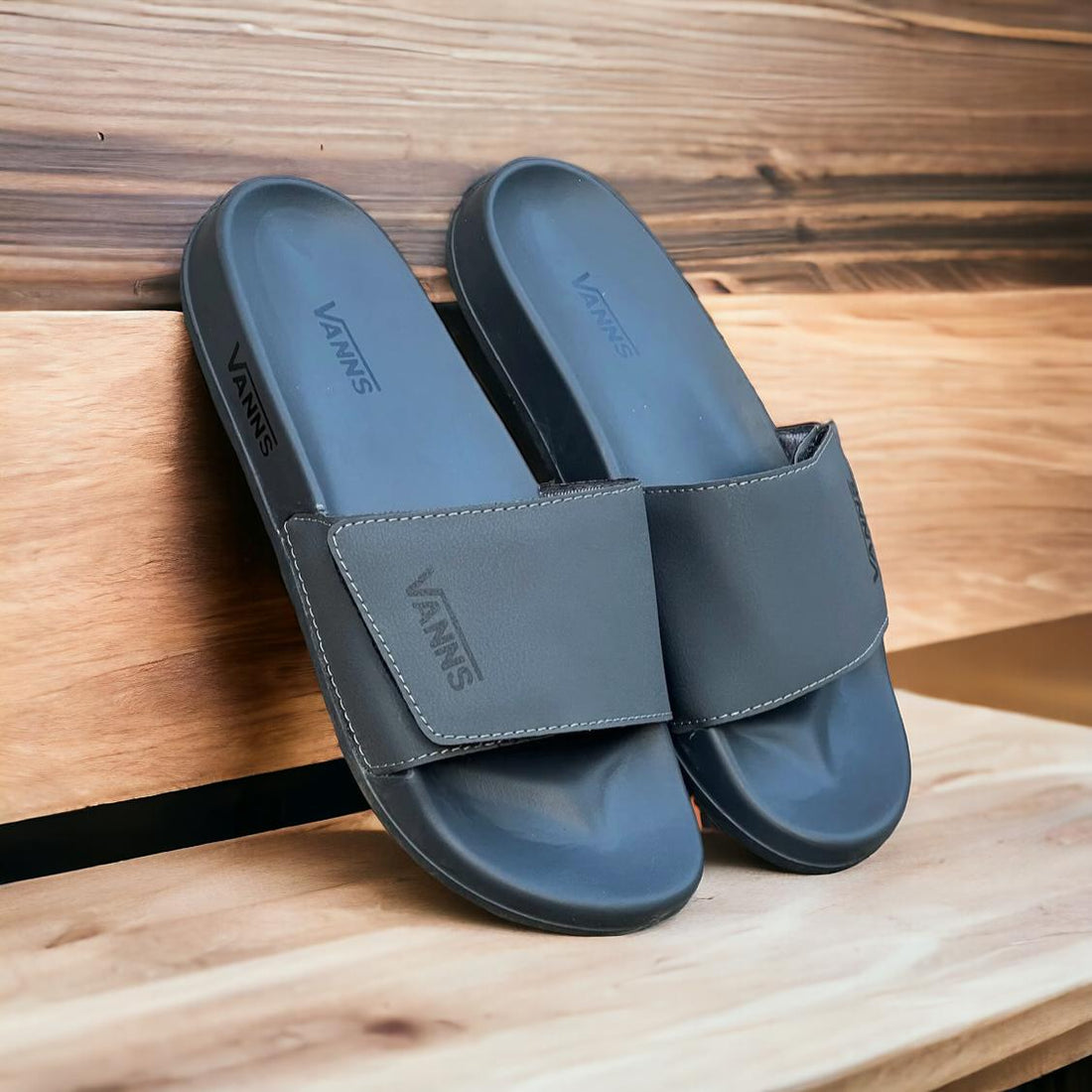 VANNS SLIPPER GRAY ( VS - 002 )