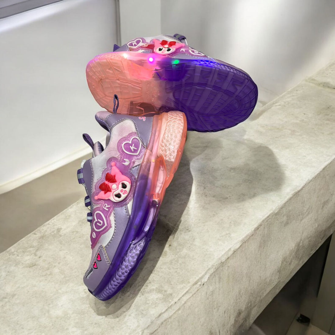 LIGHTING SHOES FOR BABY PURPLE