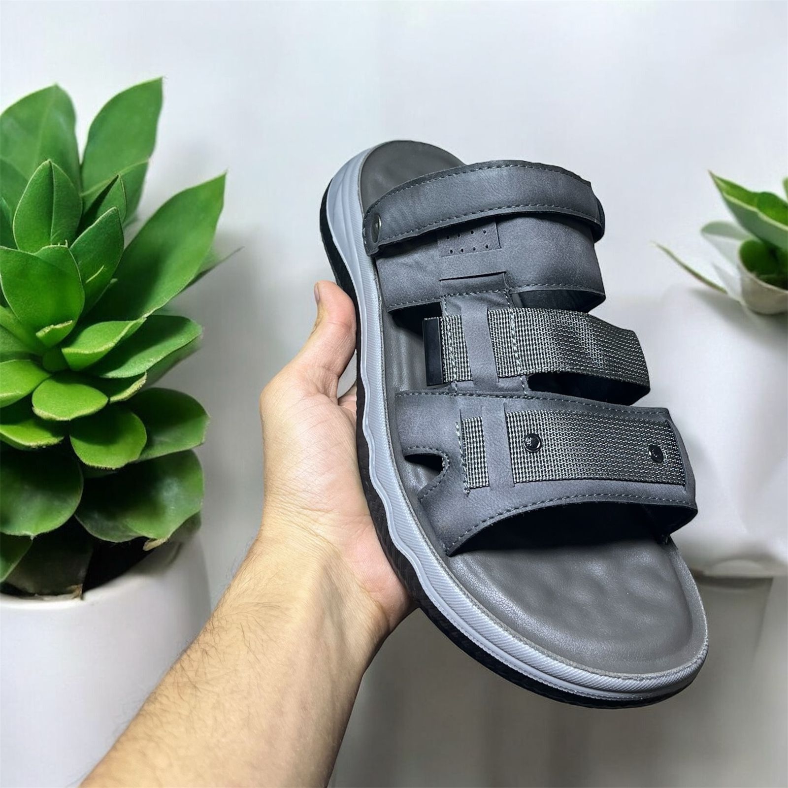 RUNNER SANDLES GREY (3SP)