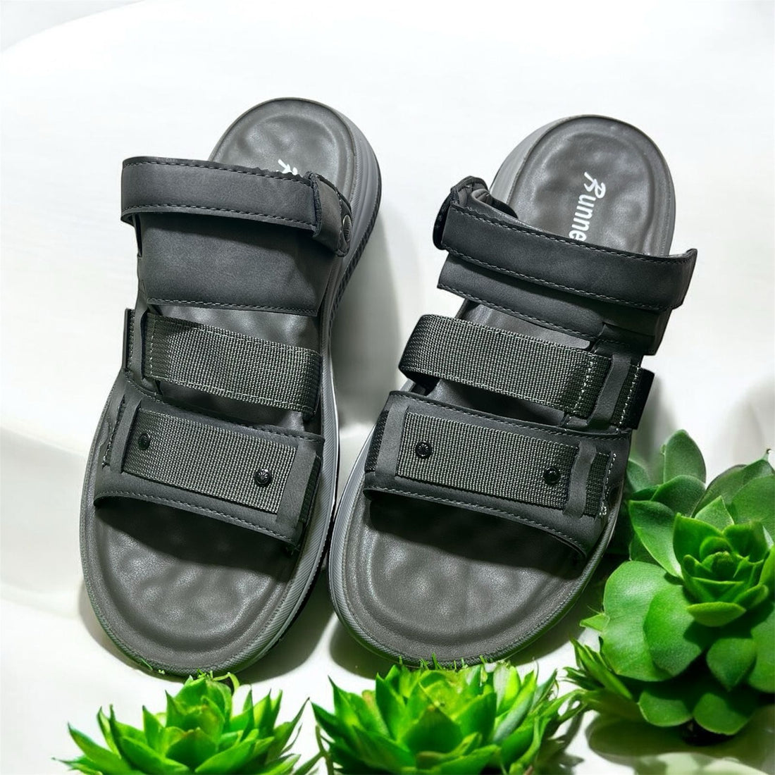 RUNNER SANDLES GREY (3SP)