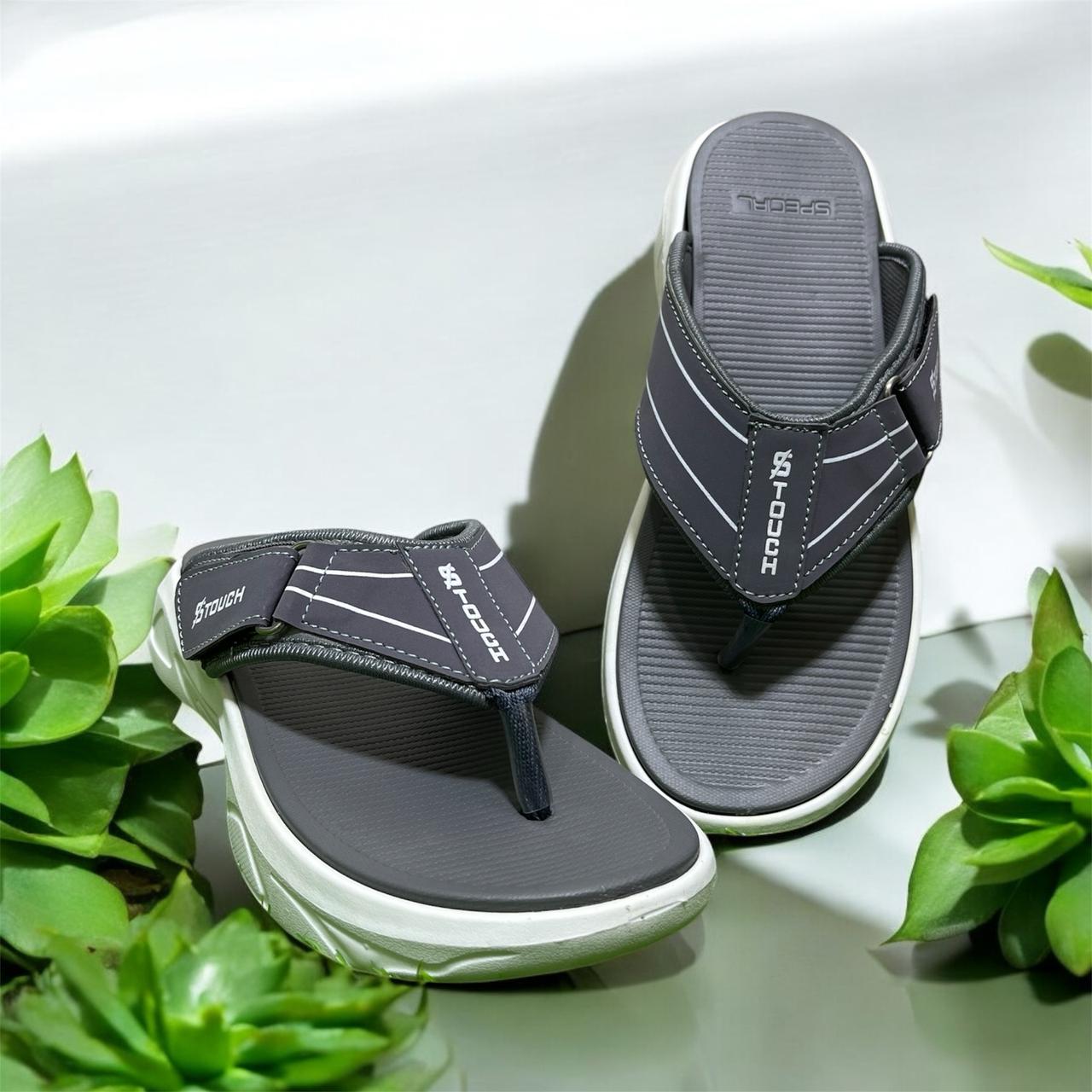TOUCH FLIP FLOP GREY COLOR