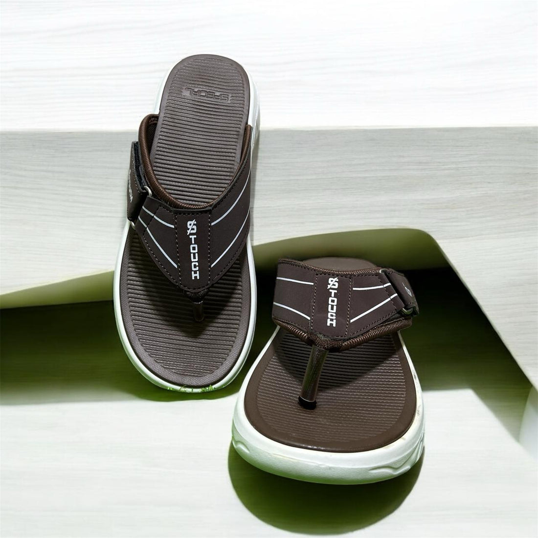 TOUCH FLIP FLOP BROWN COLOR