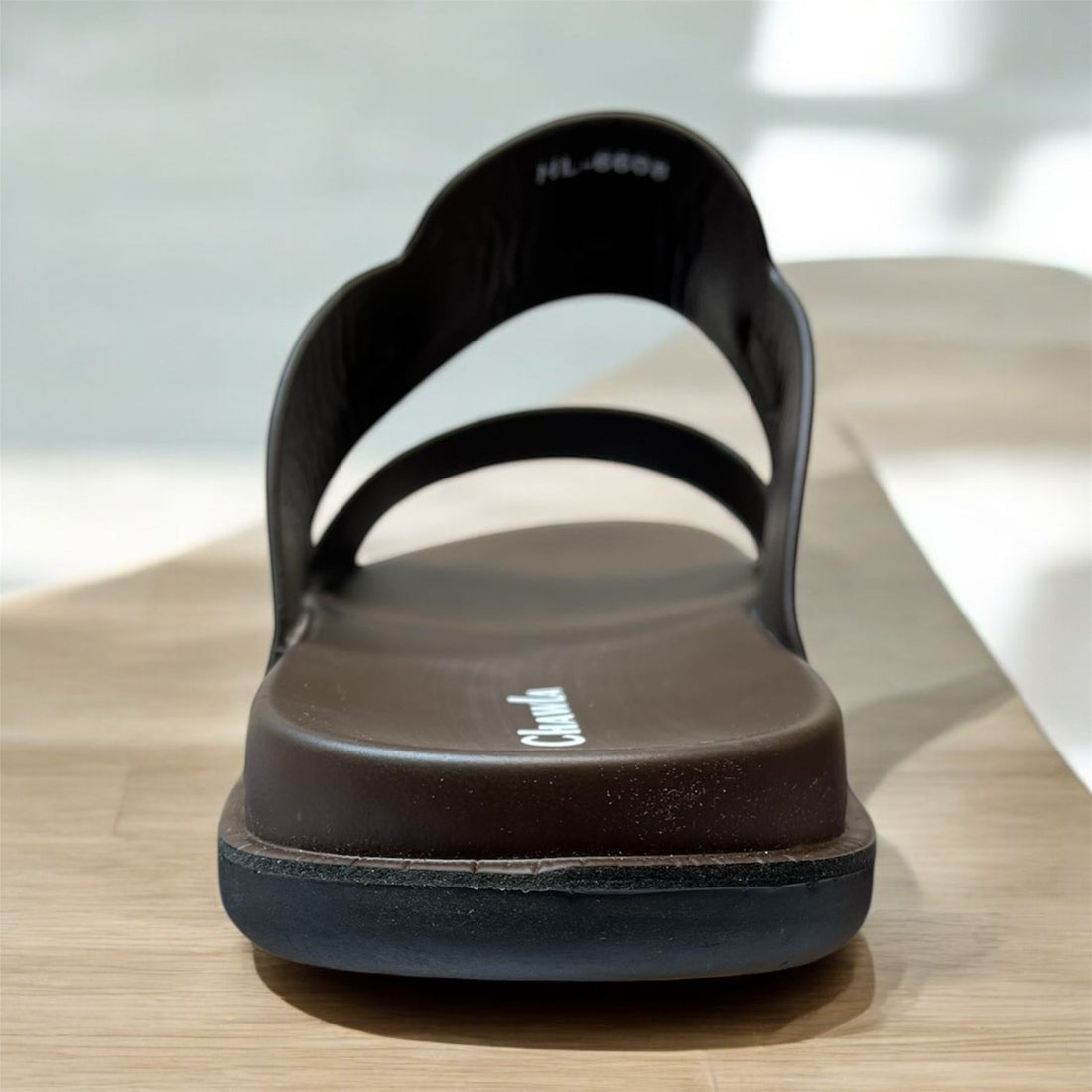 BROWN BUCKLE LEATHER CHAWLA